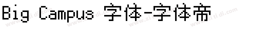 Big Campus 字体字体转换